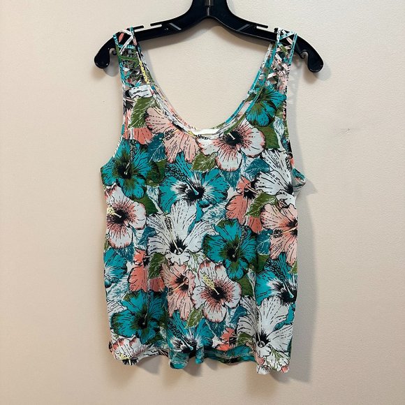 H&M Floral Tank Top Size M - Picture 1 of 4